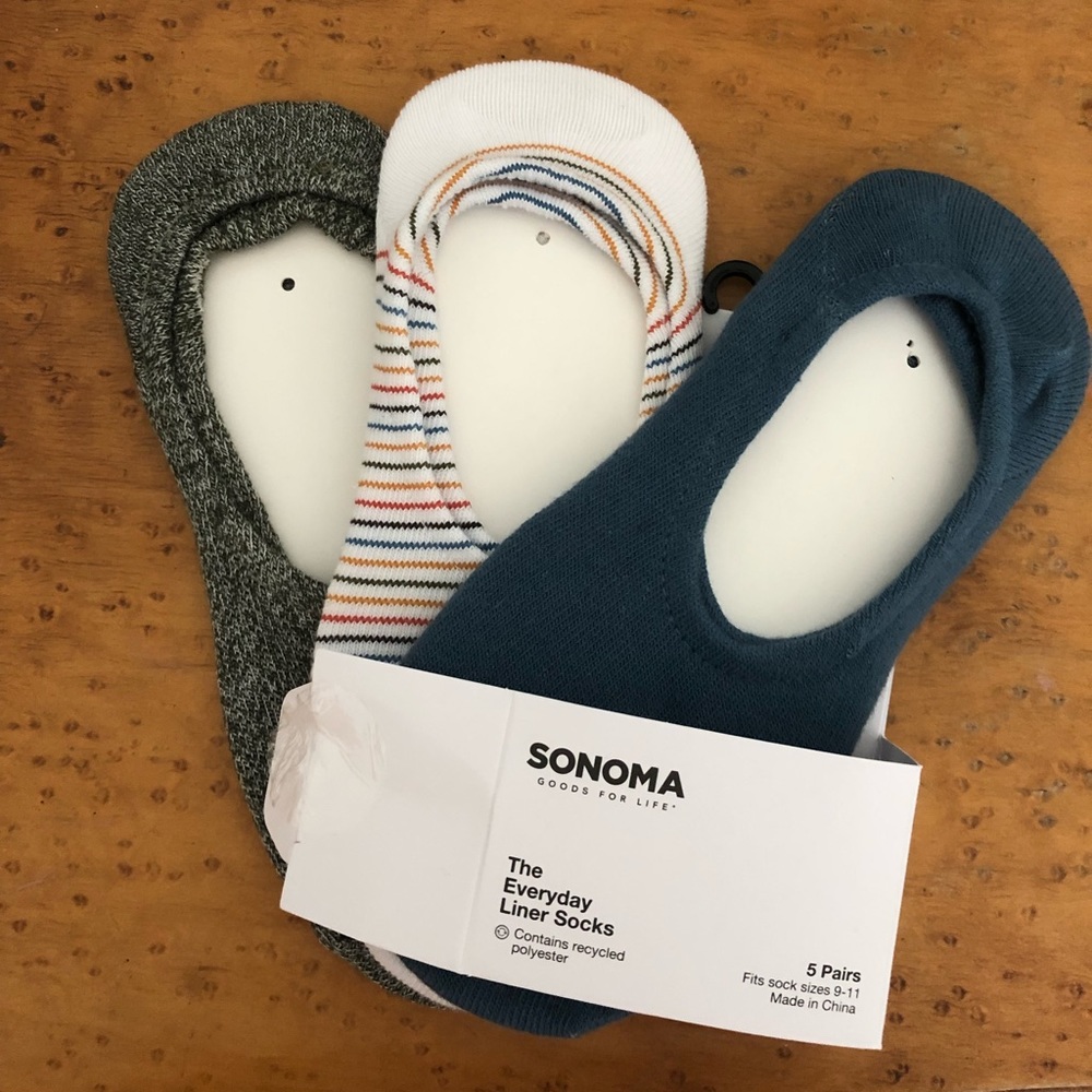 Sonoma no-show liner socks womens NWT